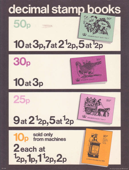 Royal Mail A4 Posters from Collect GB Stamps