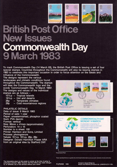 Royal Mail Poster from Collect GB Stamps