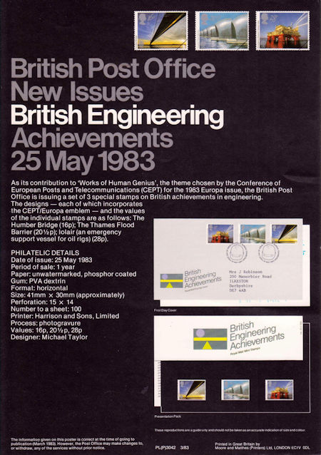 Europa. Engineering Achievements (1983)