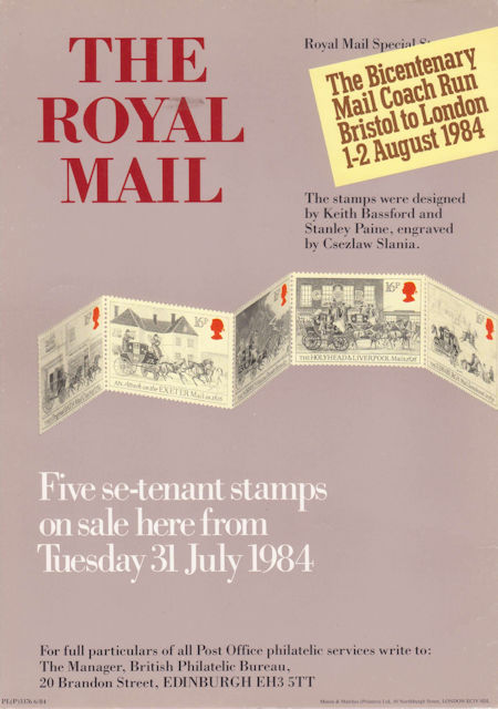 Royal Mail A4 Posters from Collect GB Stamps