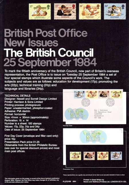 Royal Mail A4 Posters from Collect GB Stamps