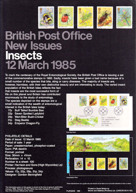 Royal Mail A4 Posters from Collect GB Stamps