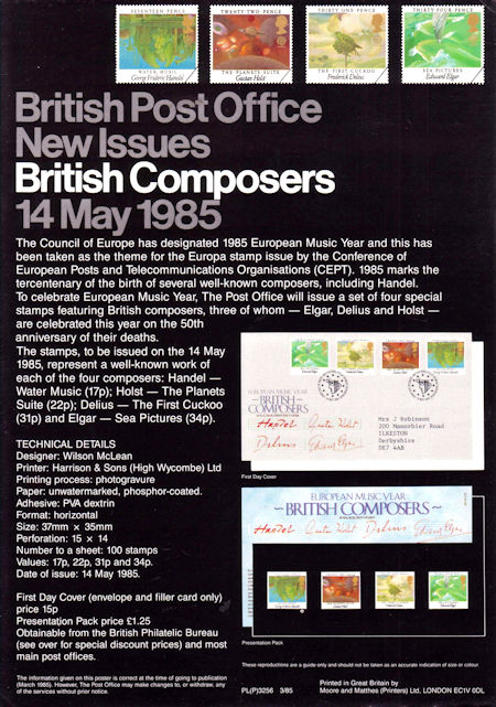 Royal Mail A4 Posters from Collect GB Stamps