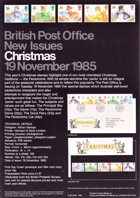 Royal Mail A4 Posters from Collect GB Stamps