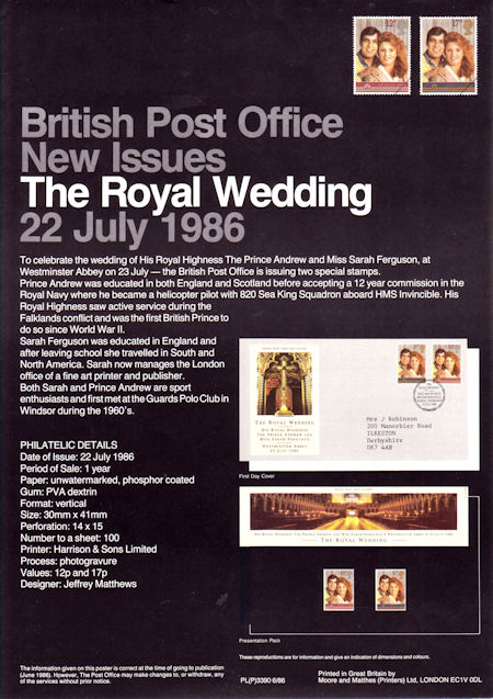 Royal Mail A4 Posters from Collect GB Stamps