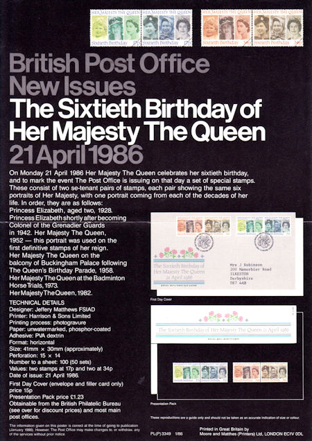 The Sixtieth Birthday of Queen Elizabeth II (1986)