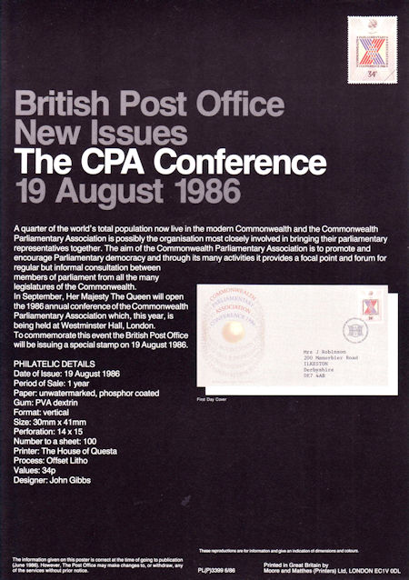 Poster from Collect GB Stamps