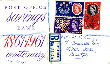 Centenary of Post Office Savings Bank (1961)