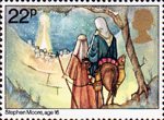 22p, Joseph and Mary arriving at Bethlehem from Christmas 1981 (1981)