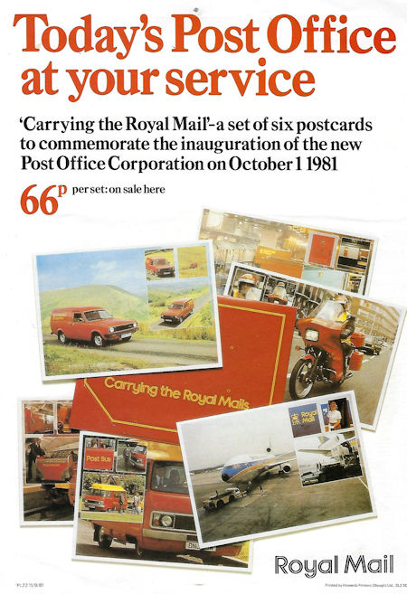 Royal Mail Poster from Collect GB Stamps