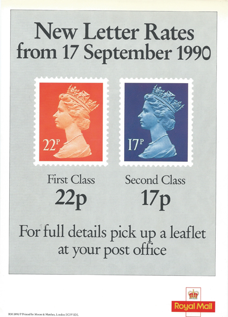 Royal Mail A4 Posters from Collect GB Stamps