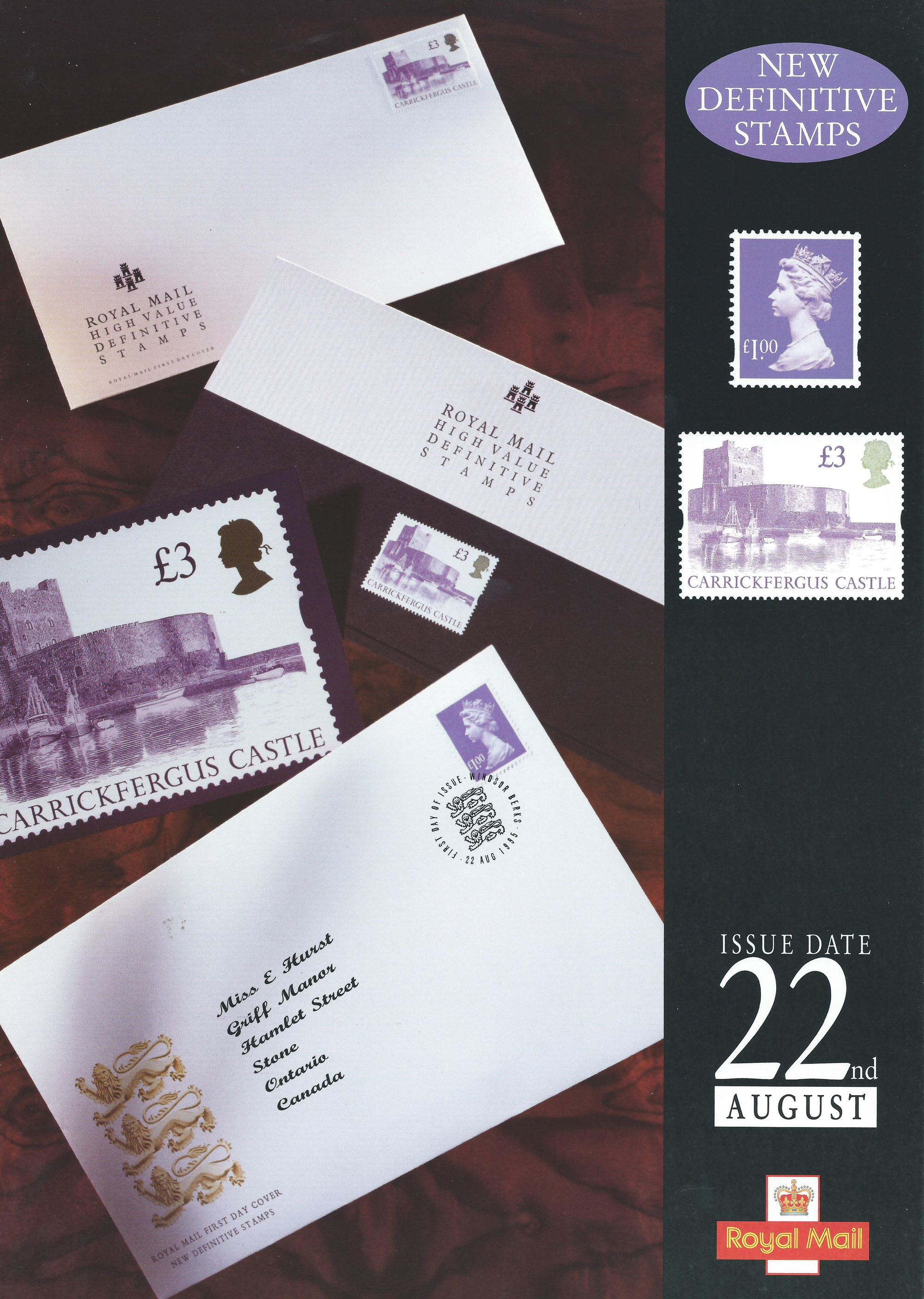 Posters for 1995 Collect GB Stamps