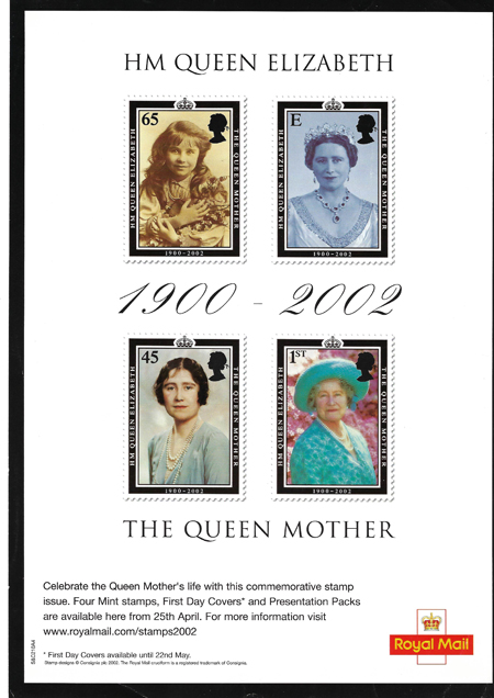 Royal Mail A4 Posters from Collect GB Stamps