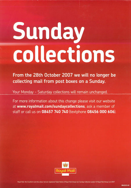 Royal Mail Poster from Collect GB Stamps