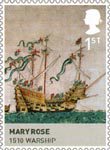 The House of Tudor 1st Stamp (2009) Mary Rose