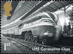 Great British Railways 1st Stamp (2010) LMS Coronation Class