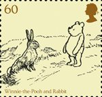 Childrens Books - Winnie The Pooh 60p Stamp (2010) Winnie-the-Pooh and Rabbit