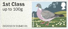 Pictorial Post & Go - Garden Birds 1st Stamp (2010) Wood Pigeon