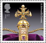 The Crown Jewels 1st Stamp (2011) St Edward's Crown