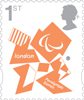 London 2012 Olympic and Paralympic Games Definitives 1st Stamp (2012) Paralympic Definitive