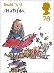 Roald Dahl 76p Stamp (2012) Matilda