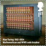 Britons of Distinction 1st Stamp (2012) Alan Turing