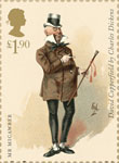 Charles Dickens £1.90 Stamp (2012) Mr Micawber