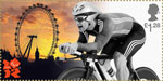 Welcome to the London 2012 Paralympic Games £1.28 Stamp (2012) Cycling – The London Eye