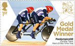 1st, Cycling: Track Men's B 1km Time Trial - Paralympics Team GB Gold Medal Winners  from Paralympics Team GB Gold Medal Winners  (2012)