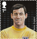 Football Heroes 1st Stamp (2013) Gordon Banks