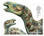 Dinosaurs 1st Stamp (2013) Iguanodon