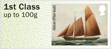 Post & Go : Working Sail 1st Stamp (2015) Falcon