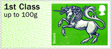 1st, Unicorn from Post & Go : Heraldic Beasts (2015)