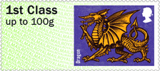 Post & Go : Heraldic Beasts 1st Stamp (2015) Dragon