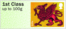 1st, Griffin from Post & Go : Heraldic Beasts (2015)