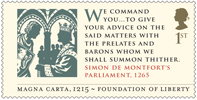 1st, Simon De Montfort's Parliament, 1265 from Magna Carta (2015)
