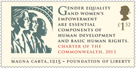 Magna Carta £1.52 Stamp (2015) Charter of the Commonwealth, 2013