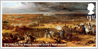 The Battle of Waterloo £1.52 Stamp (2015) Waterloo - The French Imperial Guard's final assault