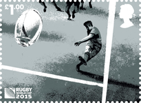 £1.00, Drop Goal from Rugby World Cup (2015)