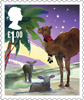 Christmas 2015 £1.00 Stamp (2015) The animals of the Nativity