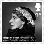 British Humanitarians £1.33 Stamp (2016) Josephine Butler (1828–1906) 