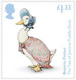 Beatrix Potter £1.33 Stamp (2016) The Tale of Jemima Puddle-Duck