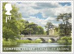 Landscape Gardens 1st Stamp (2016) Compton Verney - Capability Brown