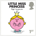 Mr Men and Little Misses 1st Stamp (2016) Little Miss Princess