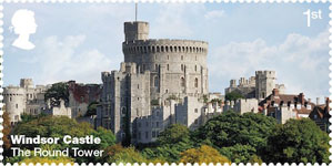 Windsor Castle 1st Stamp (2017) The Round Tower