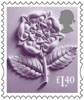 £1.40, England from New Country Definitives (2017)