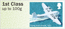 1st, Flying boat airmail, 1937 from Post & Go : Royal Mail Heritage : Mail by Air (2017)