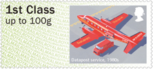 , Datapost services, 1980s from Post & Go : Royal Mail Heritage : Mail by Air (2017)