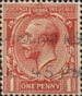 Definitives 1912-1924 1d Stamp (1912) Red