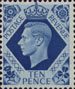 Definitives 10d Stamp (1937) Turquoise Blue